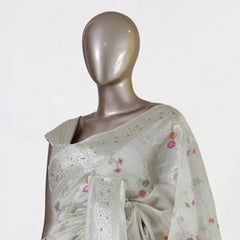 Blush Blossom Banarasi Saree