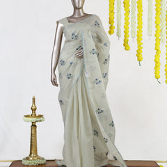 Bluebell Tissue Organza Saree