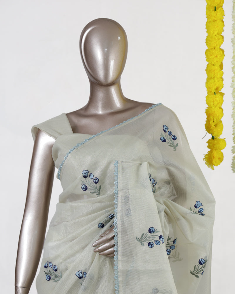Bluebell Tissue Organza Saree