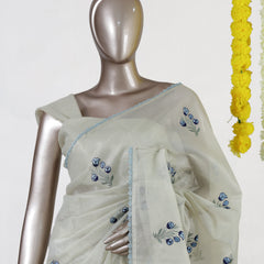 Bluebell Tissue Organza Saree