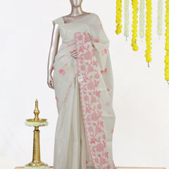 Blush Bloom Tissue Organza Saree