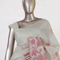 Blush Bloom Tissue Organza Saree