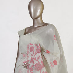 Blush Bloom Tissue Organza Saree