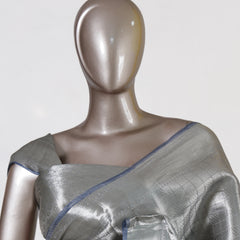 Steel Mist Tissue Saree