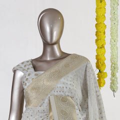 Golden Dot Banarasi Saree