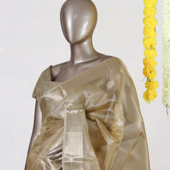 Golden Glow Tissue Saree