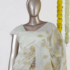 Golden Rose Organza Saree