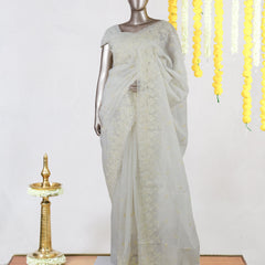 Ivory Petal Kota Saree