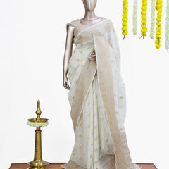 Champagne Bloom Saree