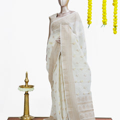 Champagne Bloom Saree