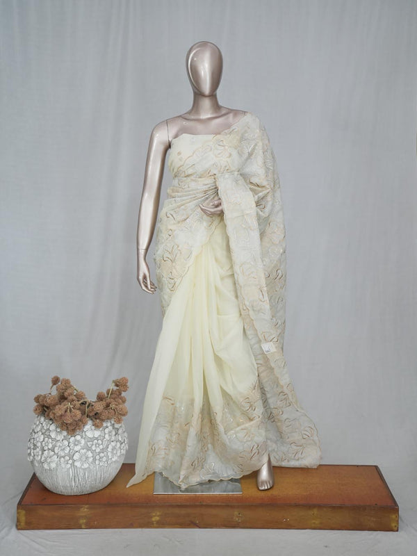 Crystal Organza Saree SAN4715