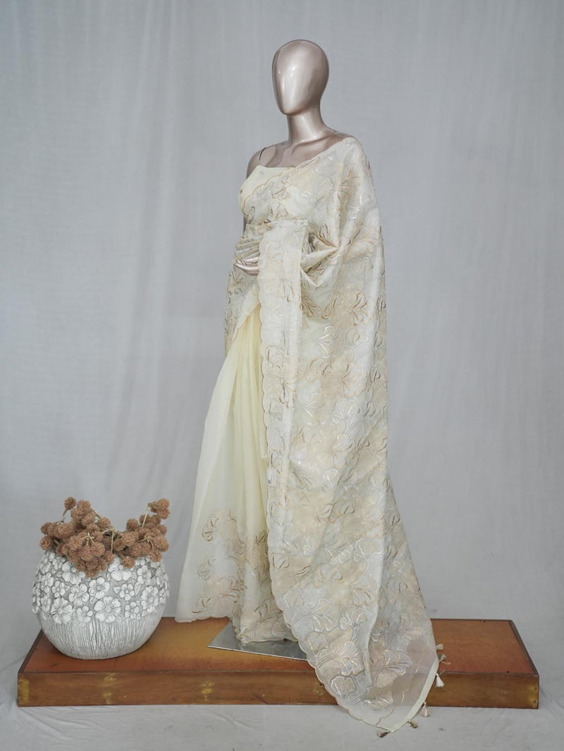 Crystal Organza Saree SAN4715