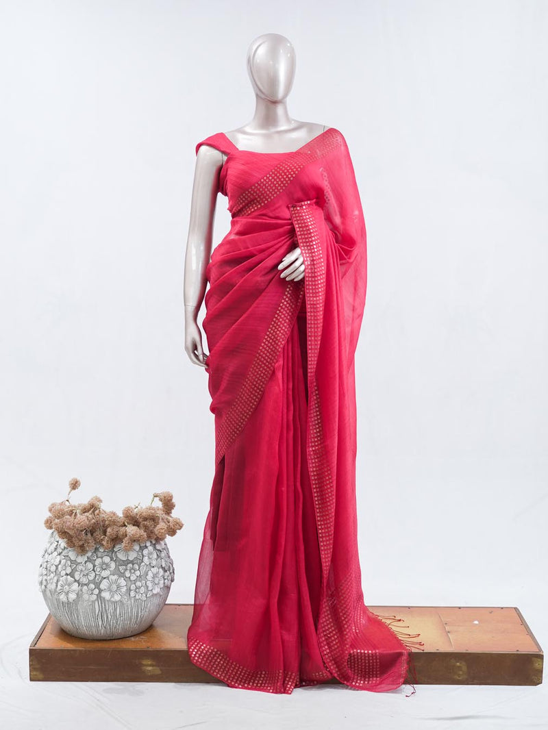 Tusser Organza Saree  1  SAN5387