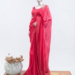 Tusser Organza Saree  1  SAN5387