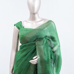 Tusser Organza Saree 3  SAN5387