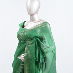 Tusser Organza Saree 3  SAN5387