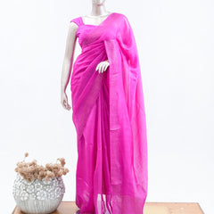 Tusser Organza Saree 4  SAN5387