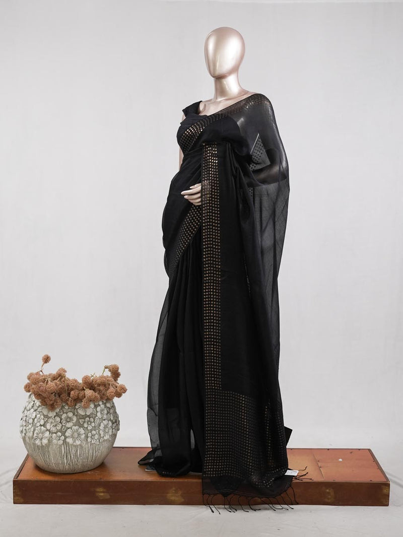 Tusser Organza Saree  5  SAN5387