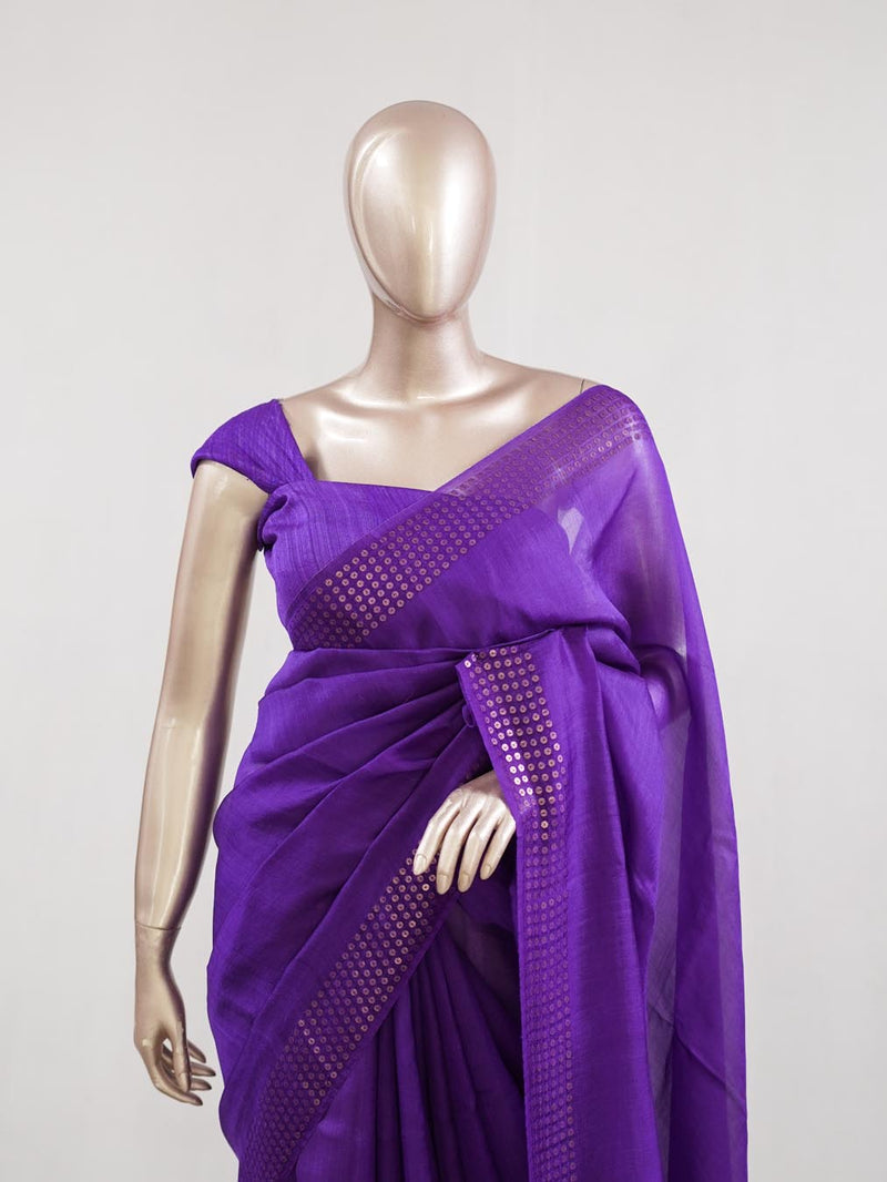 Tusser Organza Saree  6  SAN5387