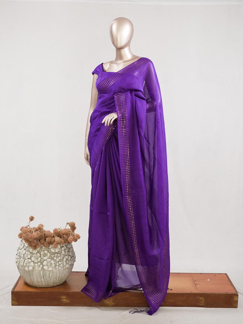 Tusser Organza Saree  6  SAN5387