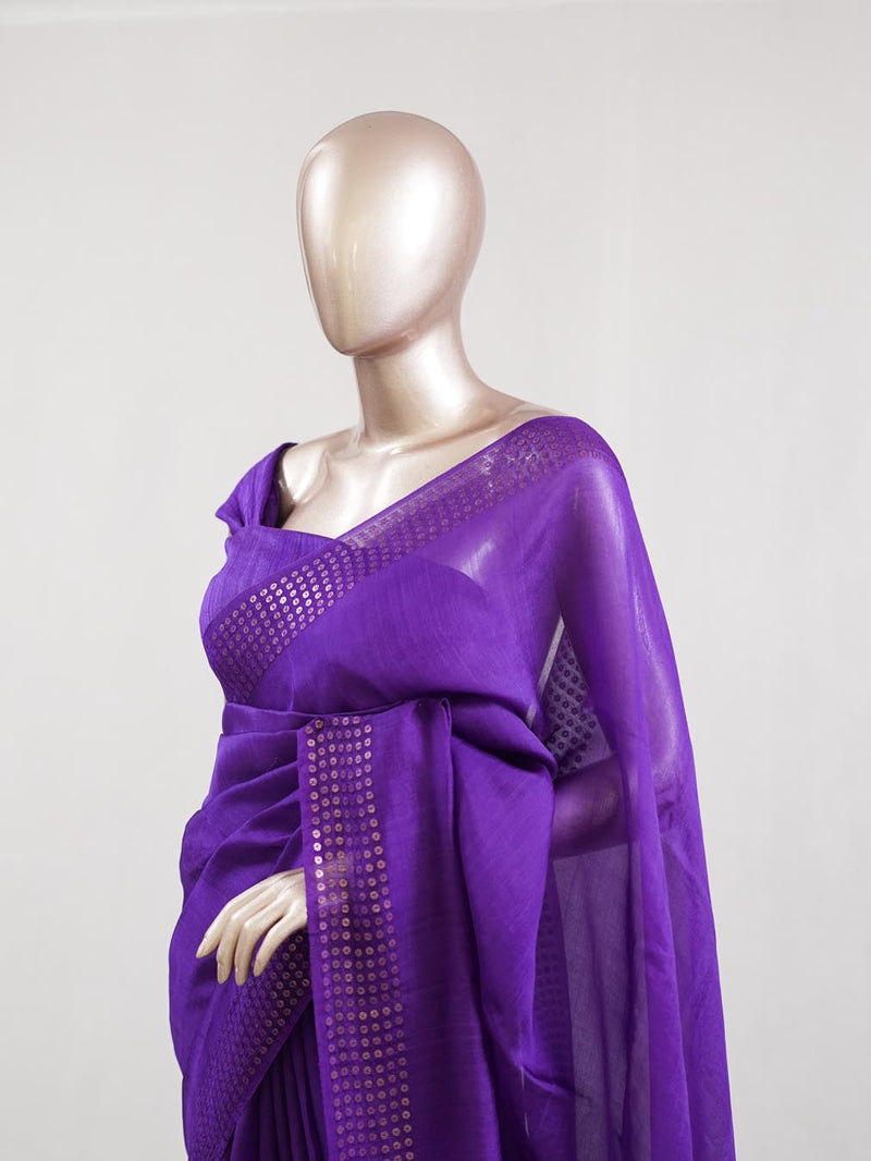 Tusser Organza Saree  6  SAN5387