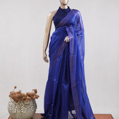 Tusser Organza Saree 7  SAN5387