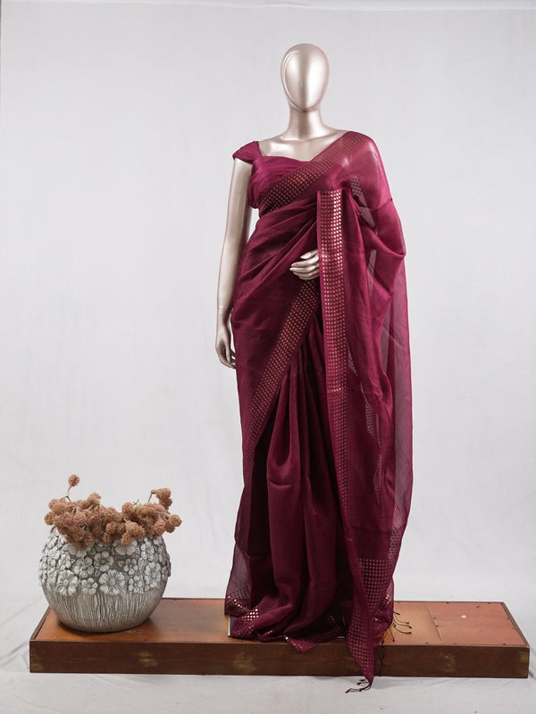 Tusser Organza Saree  9   SAN5387