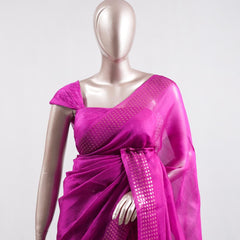 Tusser organza saree  10  SAN5387