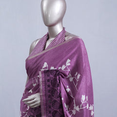 Printed Tusser Silk Saree   SAN5328