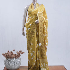 Printed Tusser Silk Saree 2  SAN5328