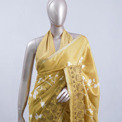 Printed Tusser Silk Saree 2  SAN5328