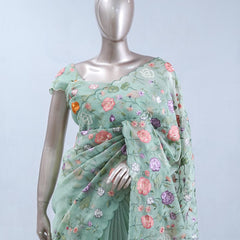 Crystal Organza Saree A SAN5472