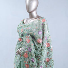 Crystal Organza Saree A SAN5472