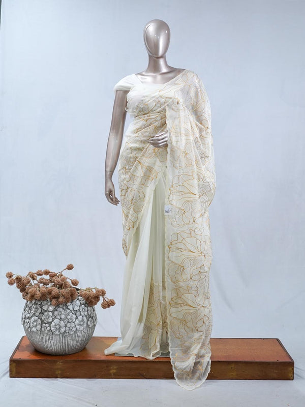 Crystal Organza Saree A1 SAN5554