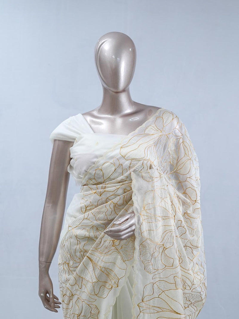 Crystal Organza Saree A1 SAN5554