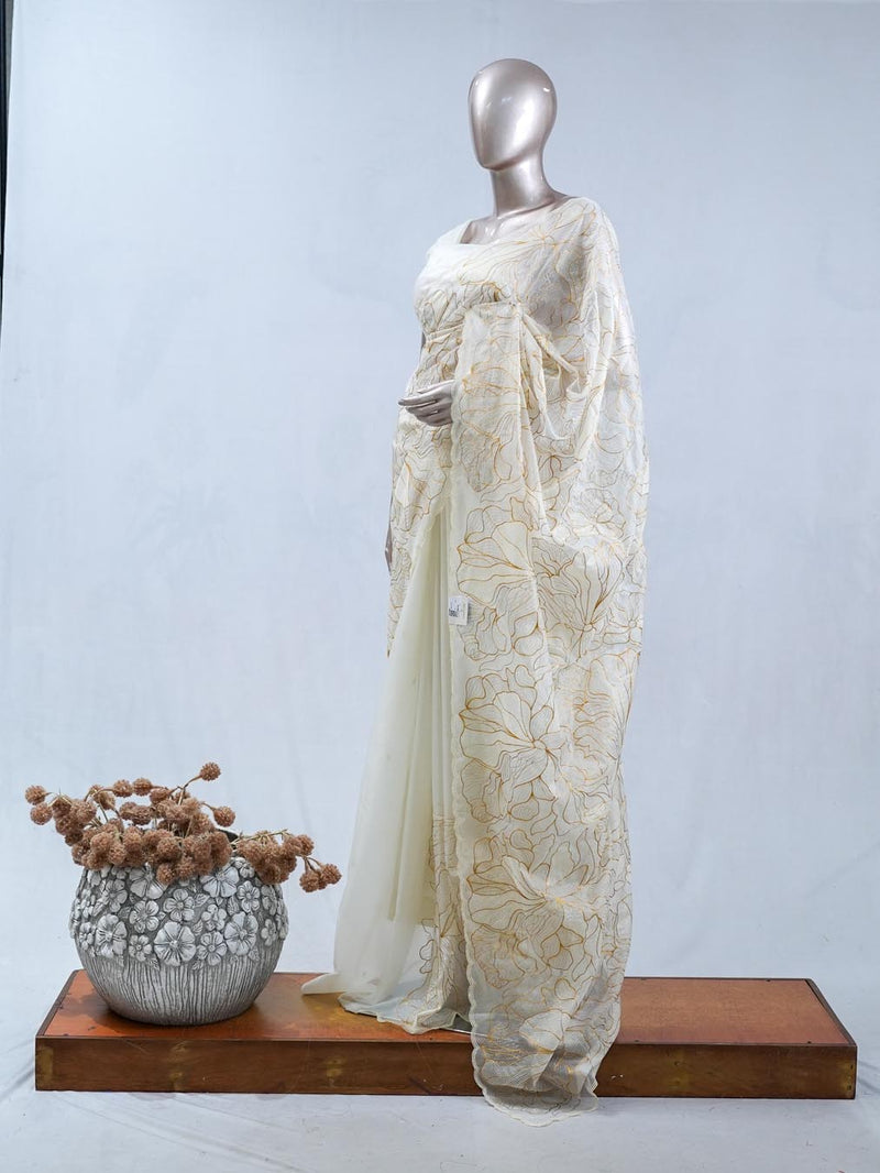Crystal Organza Saree A1 SAN5554