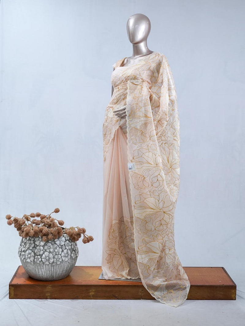 Crystal Organza Saree SAN5554  A