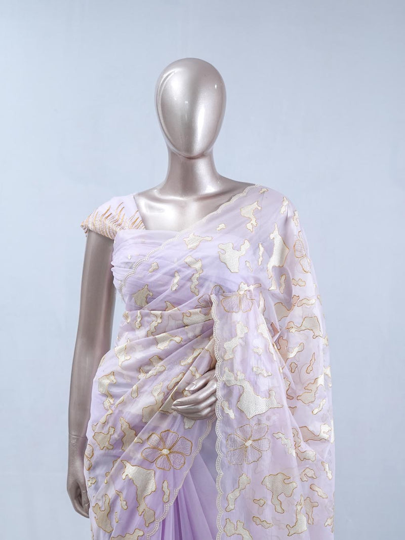 Crystal Organza Saree SAN5554  A2