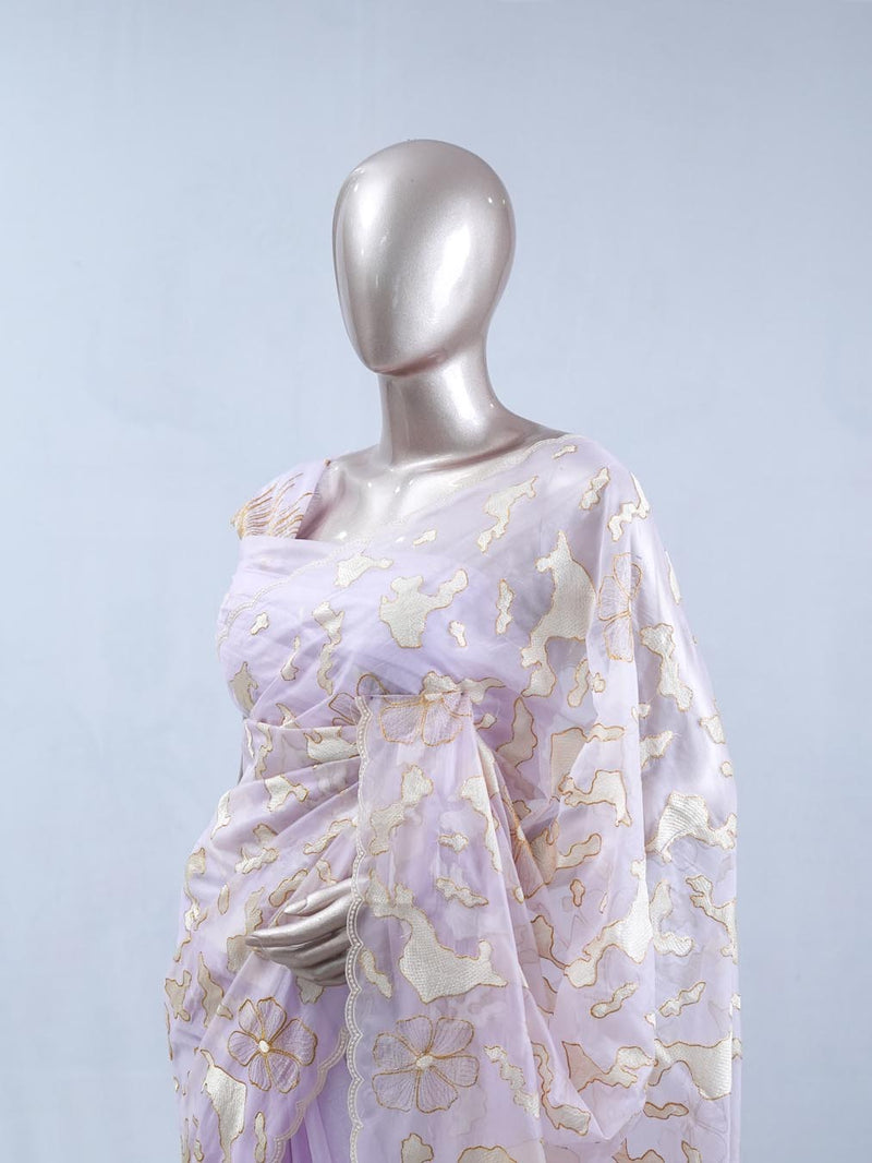 Crystal Organza Saree SAN5554  A2