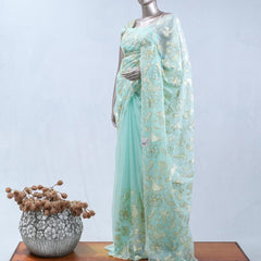 Crystal Organza Saree SAN5554 A3