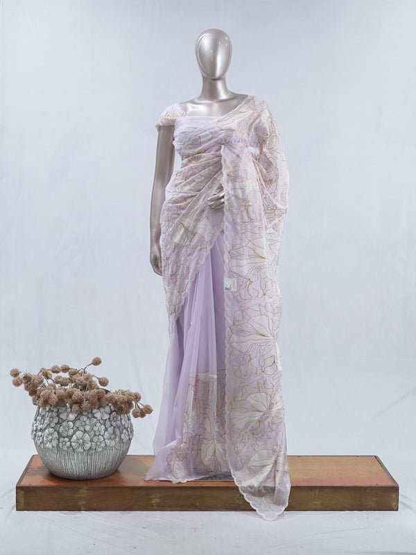 Crystal Organza Saree SAN5554  A5