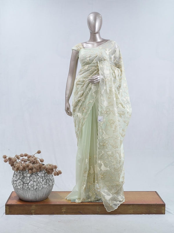 Crystal Organza Saree SAN5554 A6