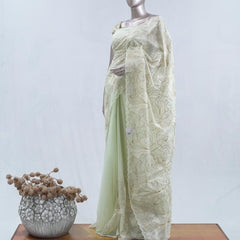 Crystal Organza Saree SAN5554 A7