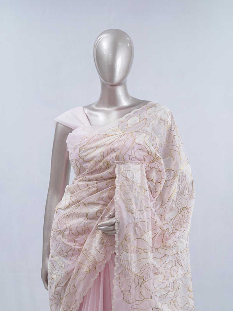Crystal Organza Saree  SAN5554 A8