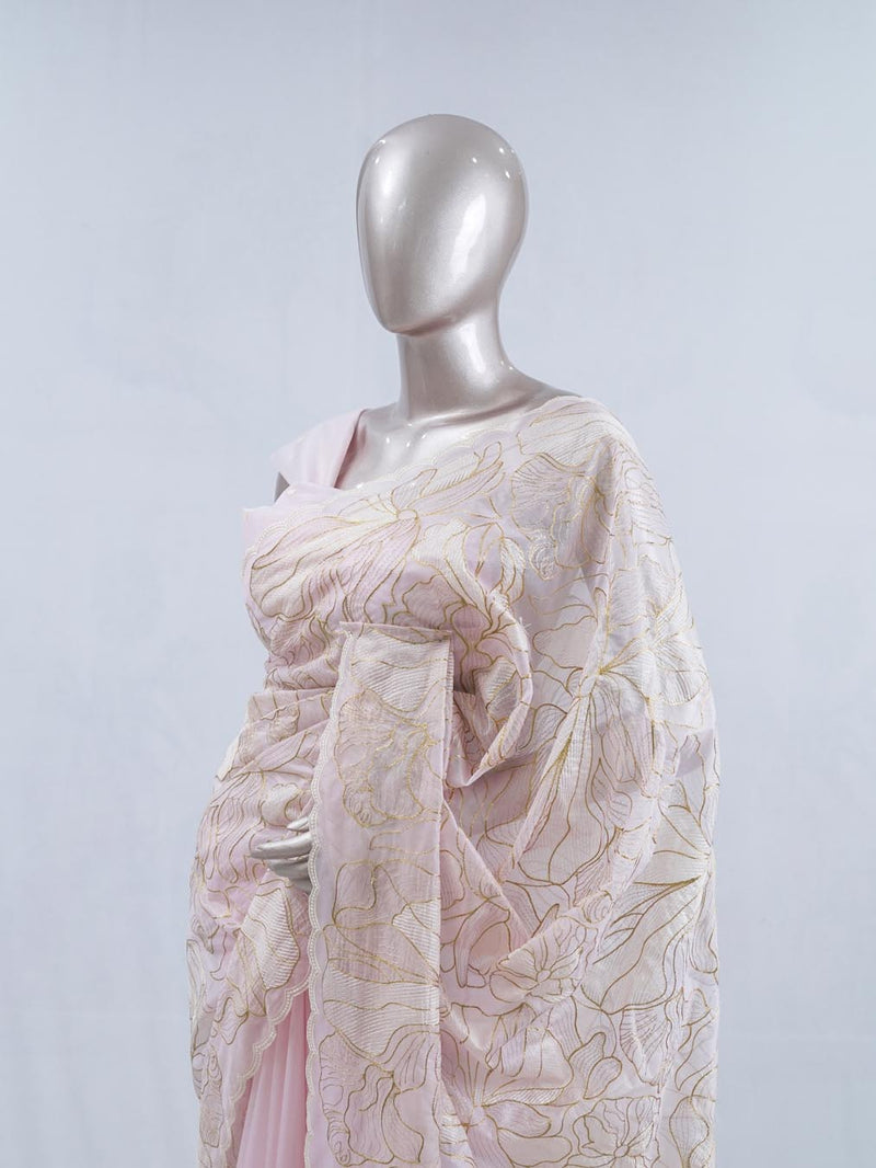 Crystal Organza Saree  SAN5554 A8