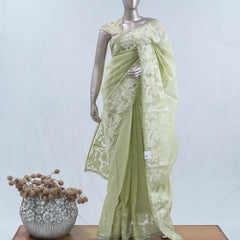 Glass Organza Saree SAN5471 A