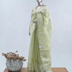 Glass Organza Saree SAN5471 A