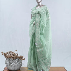 Glass Organza Saree SAN5471 B1