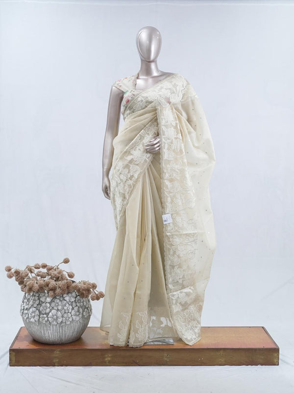 Glass Organza Saree SAN5471 B2