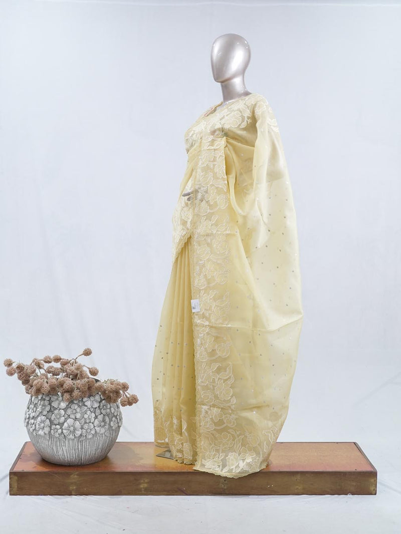 Glass Organza  Saree  SAN5471  B3